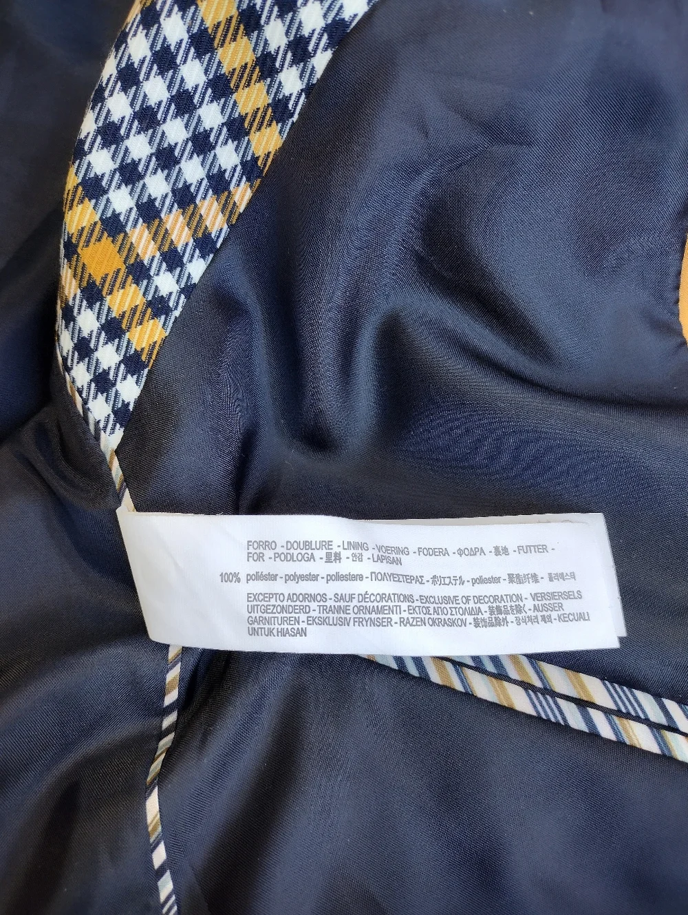 Zara Man Lined Blazer Jacket Two Front Buttons Multicolor Men's Size 42